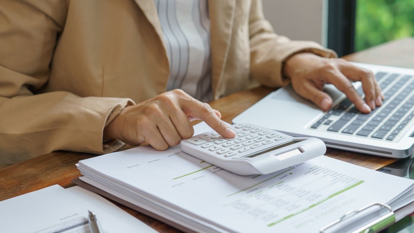 Bookkeeping and accounting tasks involving financial reports, calculations, and data management